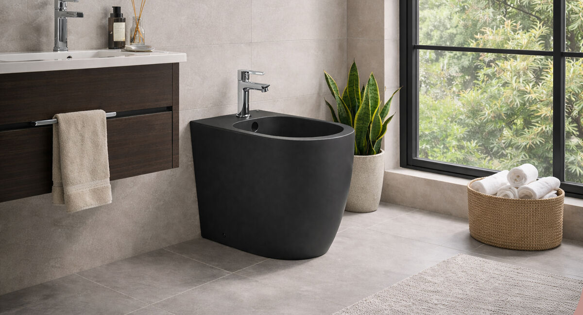 Bidés Ceramibath en acabado negro mate